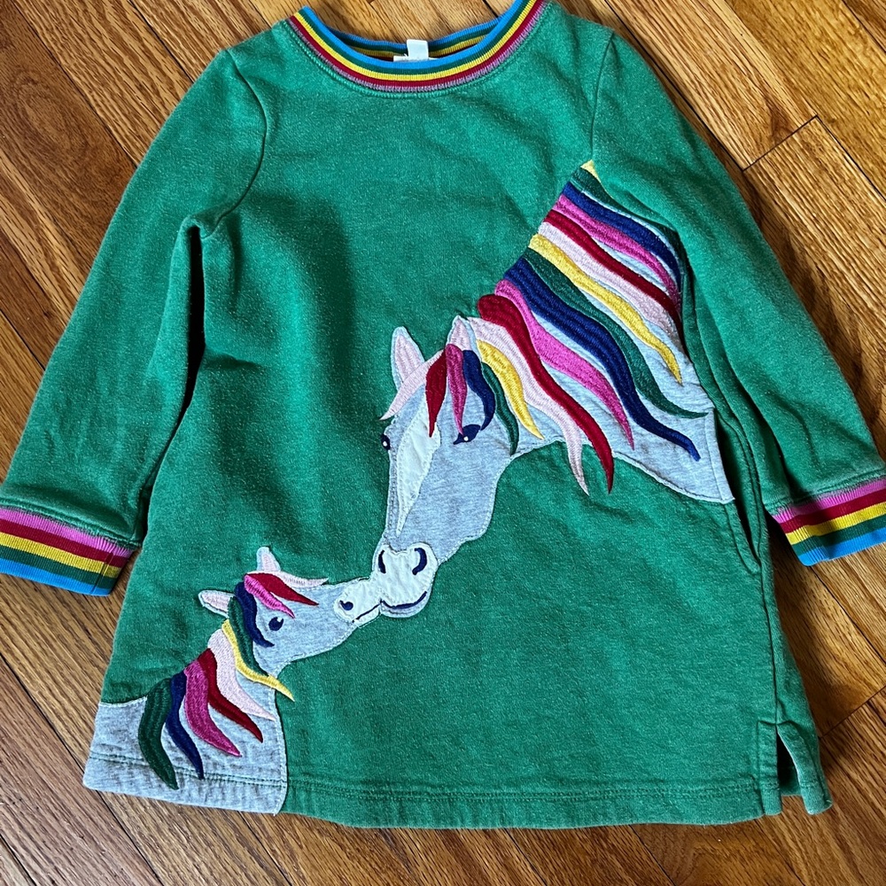 Boden Appliqué Horse Dress